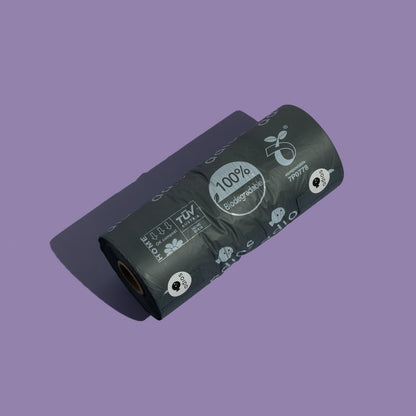 Handled bags on a single roll (Jumbo Roll) - 120 bags