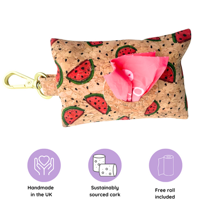 Handmade Natural Cork Poo Bag Holders